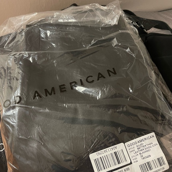 GOOD ICON FAUX LEATHER PANTS | BLACK001 - Picture 5 of 5